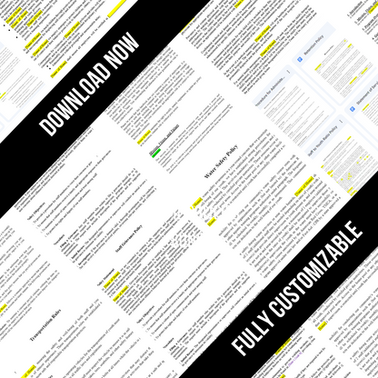 Customizable templates and documents for child-care group home licensing.