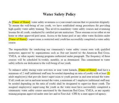 Policies and Procedures Manual PLUS