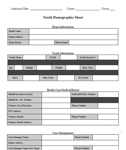 Youth and Employee Files Bundle